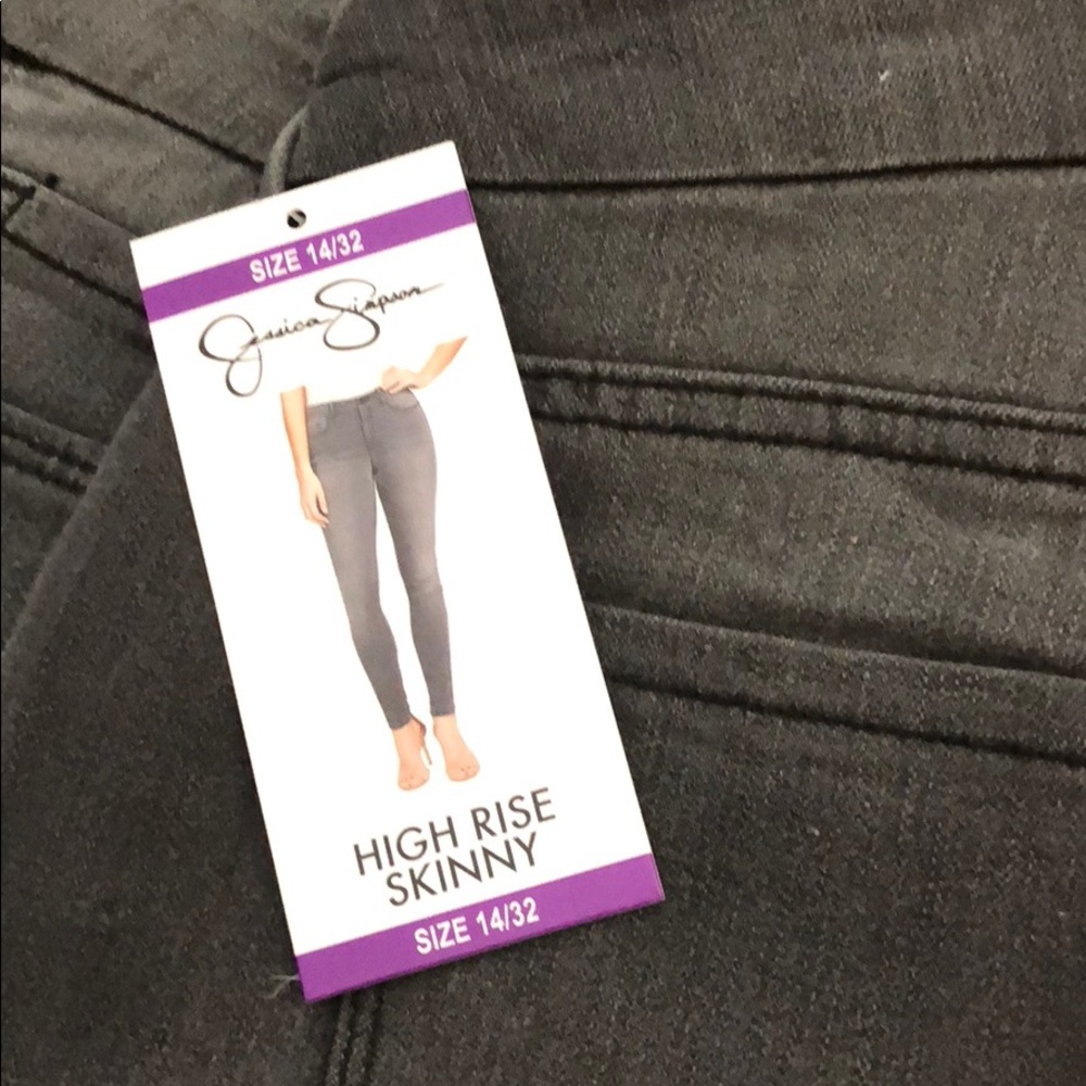 Jessica Simpson high rise skinny flattering NEW - Picture 4 of 4